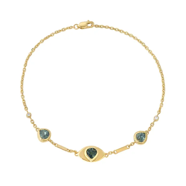 Sapphire Gaze Bracelet-0