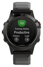 Умные часы Garmin Fenix 5 Sapphire Серый с металлическим браслетом