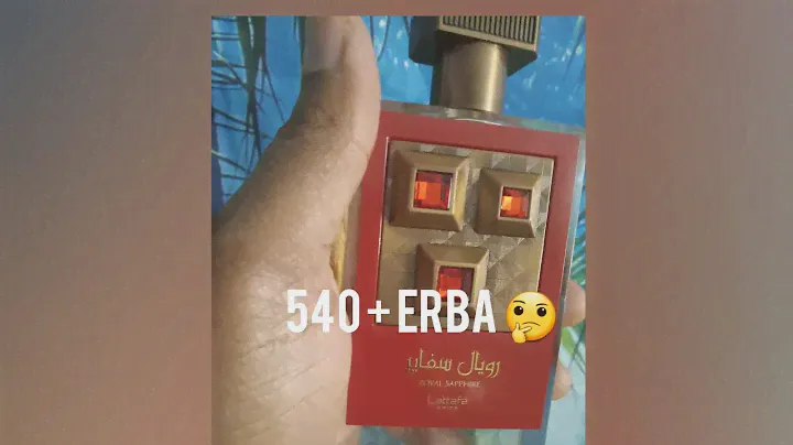 'Erba Pura BR540 Hybrid' LATTAFA Royal Sapphire Review #perfume #fragrancelovers #lattafa #hybrid