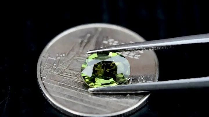 1.19ct Good Quality Natural Oval Green Sapphire Thailand