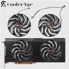 Для Sapphire PULSE Вентилятор Видеокарты AMD Radeon RX 6750 XT 95 мм FD10015M12D RX6750XT Вентилятор Охлаждения видеокарты