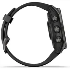 Часы GARMIN FENIX 7S SAPPHIRE SOLAR CARBON GRAY DLC TITANIUM WITH BLACK BAND 11151