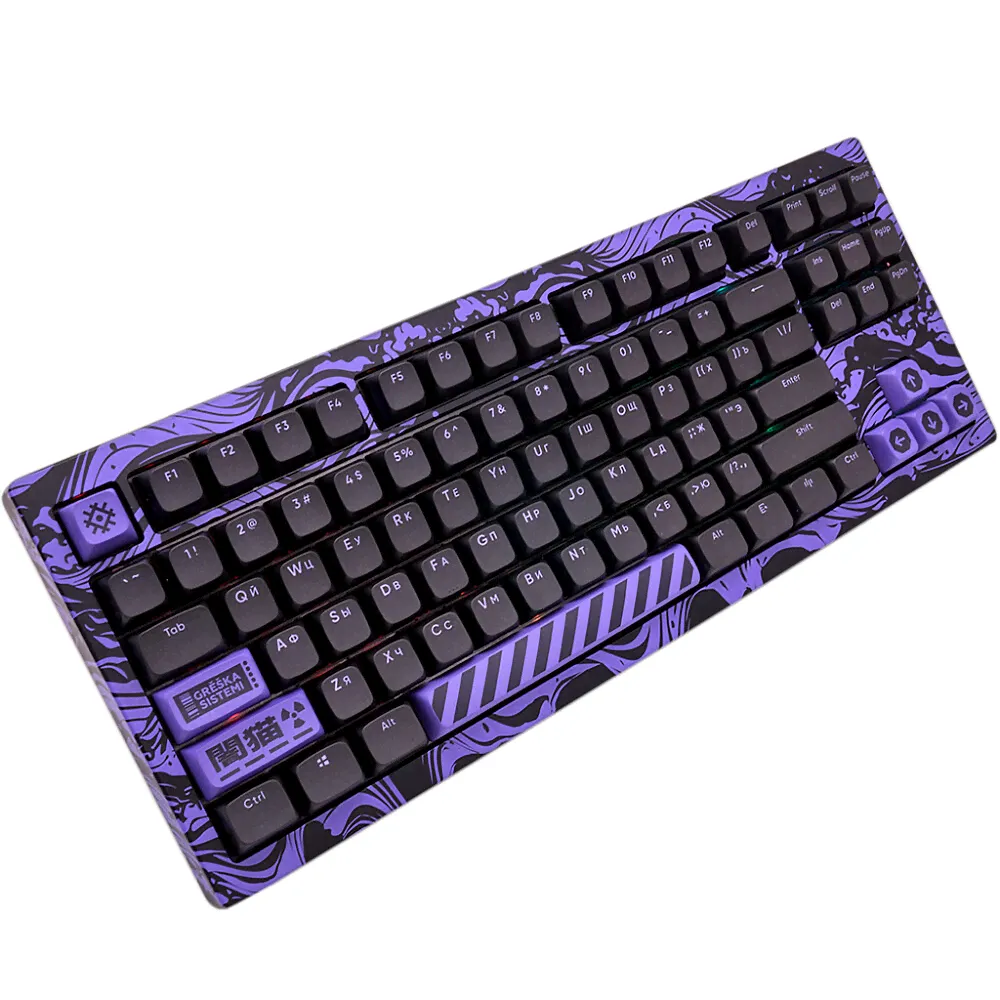 Клавиатура Dark Project X AKKO 5087 Purple G3ms Sapphire Switch-0