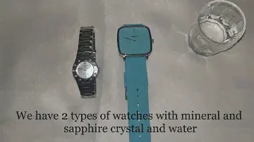 Sapphire vs Mineral crystal check at home