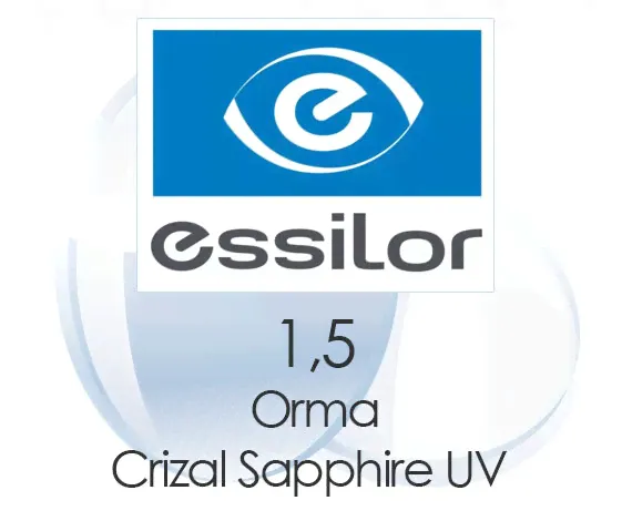 1,5 Orma Crizal Sapphire UV