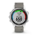 Garmin Fenix 5s Plus Sapphire, белый с серым ремешком