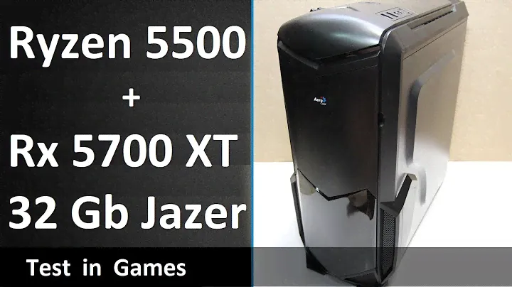 Ryzen 5500 + RX 5700 XT in Games