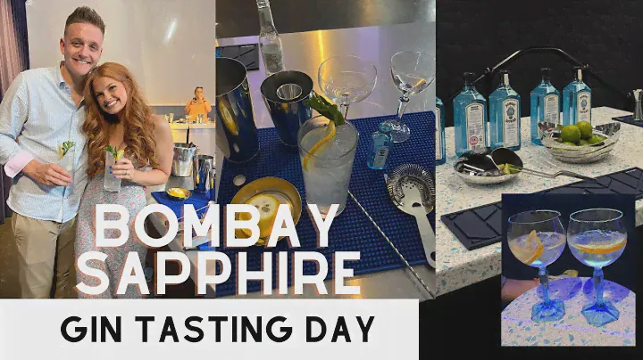 come gin tasting with us at Bombay Sapphire in England!!!