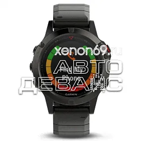 Garmin Fenix 5X Sapphire серые с металлическим браслетом-1