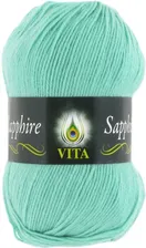 Пряжа VITA Sapphire / 1536 светлая зеленая бирюза