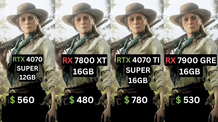 RTX 4070 SUPER vs RX 7800 XT vs RTX 4070 TI SUPER vs RX 7900 GRE