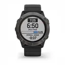 Fenix 6X Sapphire серый DLC с черным ремешком