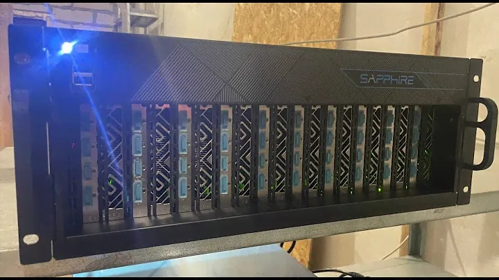 AMD Sapphire INCA EP-10 на GPRO XC070 ( RX 5700XT ) майнинг ферма от завода.