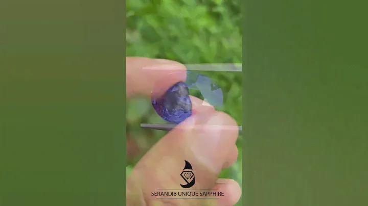 5.20 carats oval cut unheated purple sapphire 💎 #gemstone #sapphire #purplesapphire