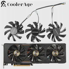 Замена Вентилятора Видеокарты Sapphire Radeon R9 Fury 4GB HBM Tri-X OC 85MM T129215SU T129215BU Вентилятор Охлаждения видеокарты
