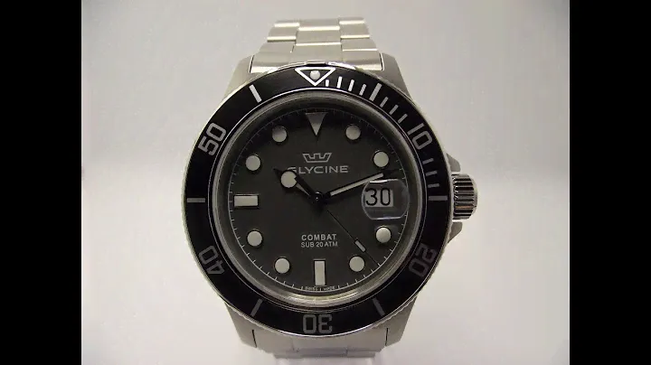 Glycine Combat Sub GL1012 4K Watch Review