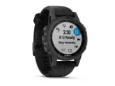 Умные часы черные с черным ремешком Garmin Fenix 5s Plus Sapphire