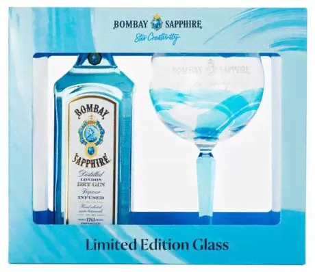Джин Bombay Sapphire Dry в подарочной упаковке Великобритания, 0,7 л-0