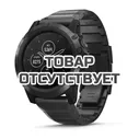 Умные часы титановые серые с титановым DLC ремешком Garmin Fenix 5X Plus Sapphire