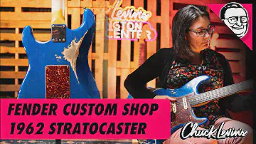 Fender Custom Shop 1962 Heavy Relic Stratocaster in Sapphire Blue Transparent