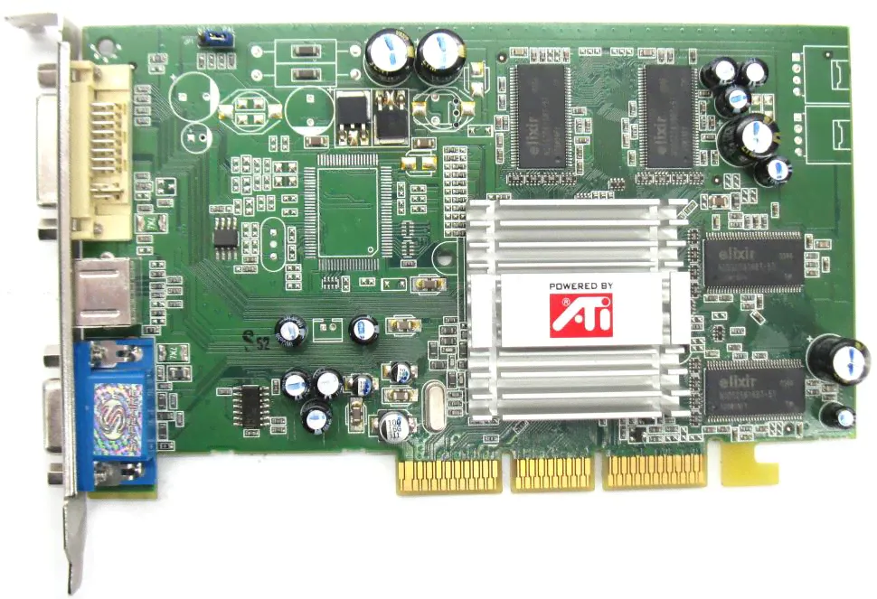 Видеокарта AGP ATI Sapphire Radeon 9200 256MB 128bit