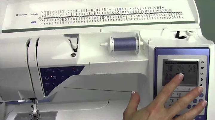 Husqvarna Viking Sapphire 930 09 Selecting Stitches