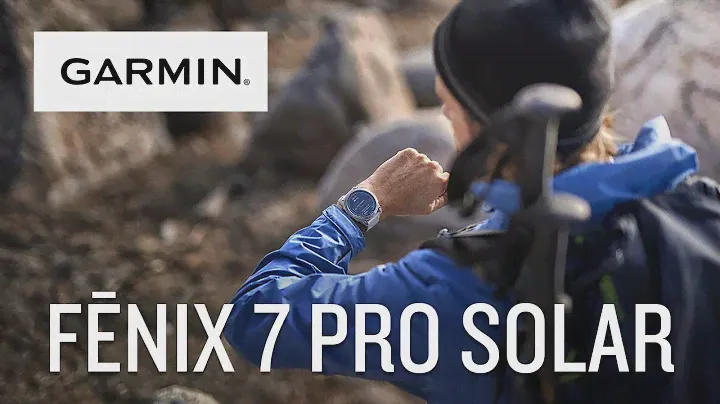 Garmin | fēnix 7 Pro Solar | Montres GPS multisports connectées avec lampe torche intégrée