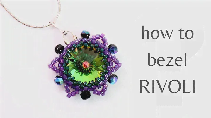 How to bezel rivoli? Swarovski rivoli necklace with beads