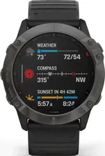 Умные часы Garmin Fenix 6X Sapphire DLC Black (Черный)