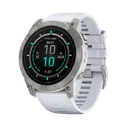 Смарт-часы Garmin EPIX PRO (Gen 2) Sapphire Edition 51мм Титановый. Белый