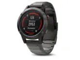 Умные часы серые с металлическим браслетом Garmin Fenix 5x Sapphire