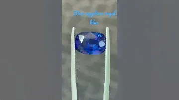 Natural blue Sapphire royal blue 4.98 carat #naturalsapphire #naturalbluesapphire #royalbluesapphire