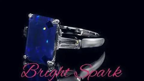 Кольцо в стиле Графф с сапфиром Nice Sapphire 10 карат от Bright Spark