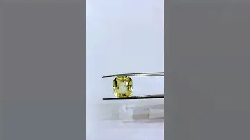 6.55ct yellow sapphire igi gyl certified