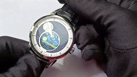 Real product show of Agelocer watch moon phase series