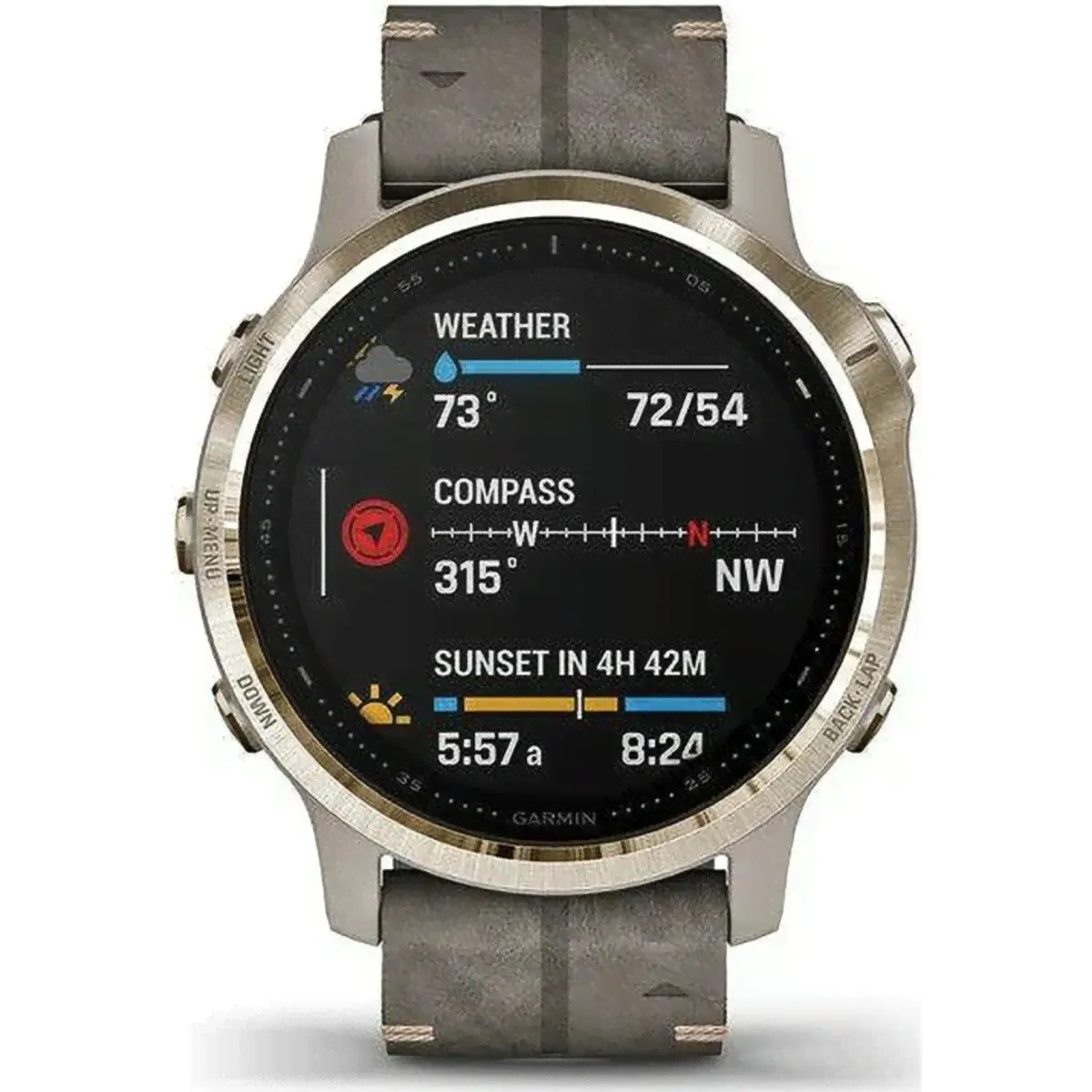 Умные часы Garmin Fenix 6S Sapphire (Цвет: Light Gold)